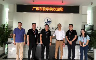 广东鸿浩半导体设备有限公司一行来BEAT365官网洽谈校企合作