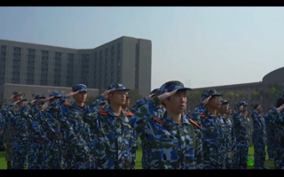 青春立正！BEAT365官网2022级学生军训开营！