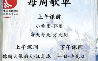 每周歌单丨青春记忆