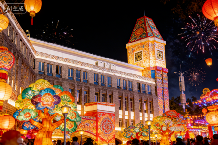 当校园遇上AI魔法，我们把东软变成了元宵灯会！